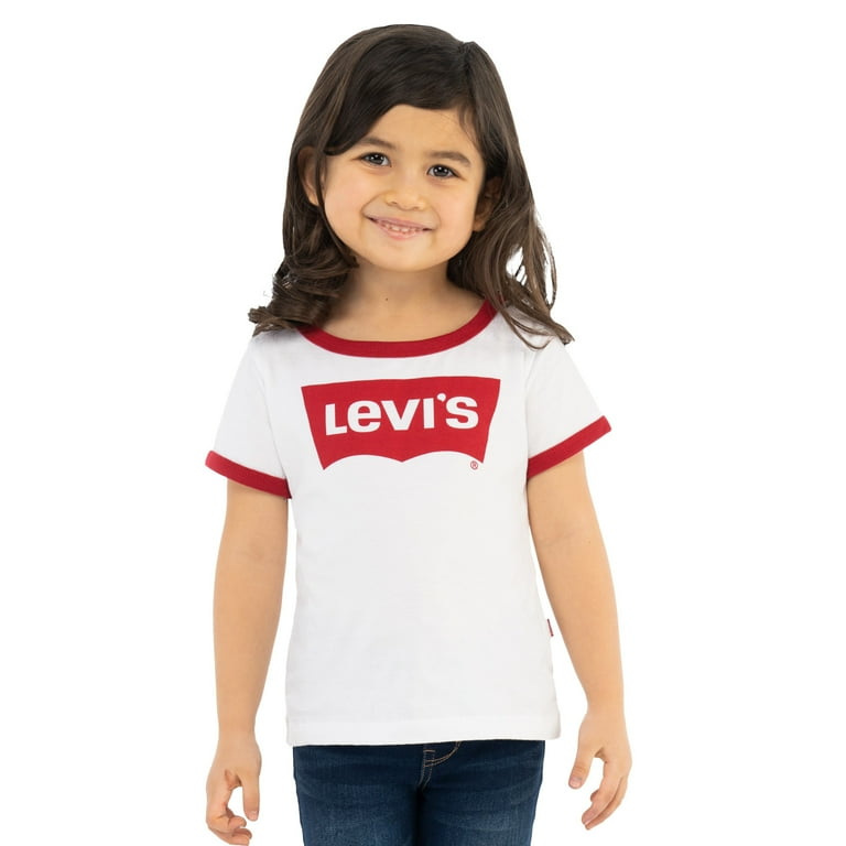 Tシャツ・カットソー ^ ^ Women's Monogram Baby Short Sleeve T-Shirt 47 Levi's Toddler Girls' Short Sleeve Batwing T-Shirt, Sizes 2T