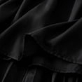 thumbnail image 4 of HGIEYS Women's High Elastic Waist Velvet Midi Long Pleated Swing Ruffled Skirt, 4 of 4