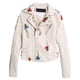 thumbnail image 1 of Floral Night Leather Jacket Women's Faux Leather Jackets Casual Short Coat for Spring Fall and Winter, 1 of 4