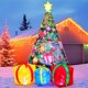 thumbnail image 2 of Árbol inflable de Navidad GOOSH para decoración exterior, 2,4 m, con luz, 2 of 6