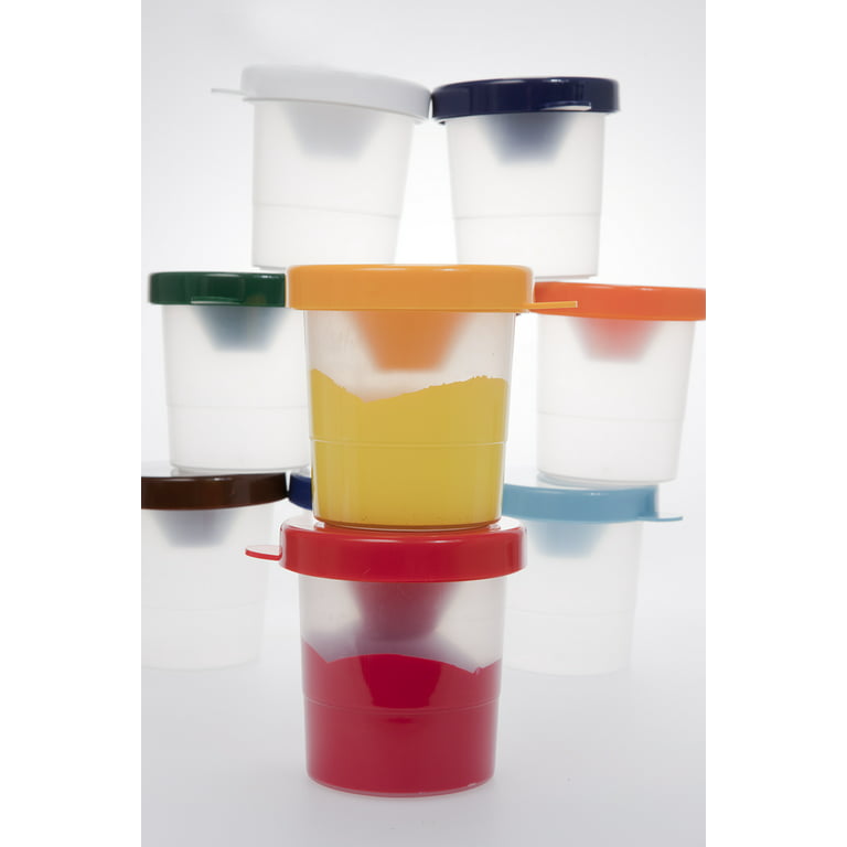 No-Spill Paint Cups, Set of 10