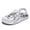 White, variant on New Summer Men's Clogs EVA Outdoor Trendy Hollow Bird's Nest Shoes Ins Style Closed-Toe Beach Slippers Thick Sole
