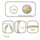 thumbnail image 2 of Arracada Tubo Rectangular De Oro De 10k En Tres Colores 15mm, 2 of 3