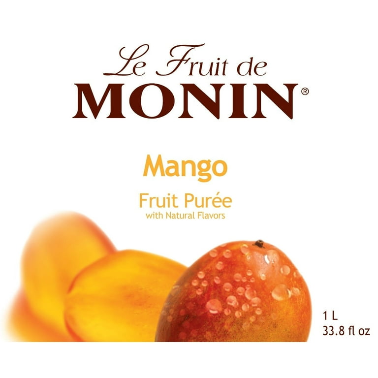 Monin Mango Puree cs 4/1 ltr - Walmart.com