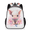Black, variant on Jiaoprinted Japanese Torii Gate Backpack, Lightweight Casual Daypack with Chest Strap & Water Bottle Pockets, Cherry Blossoms Sports Travel Bag for Work