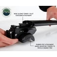 thumbnail image 3 of Overland Vehicle Systems Ladder Rack Cross Bar 22030110 Freedom; Gutter Mount; 50 Inch Length; Lockable; Black; Set of 2, 3 of 7