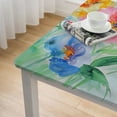 thumbnail image 4 of BANET Tablecloths for Rectangle Tables, Blooming Flower Fabric Table Cloth, Watercolor Summer Decoration for white, 4 of 7