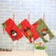 thumbnail image 2 of Bolsas navideñas con cordón de Santa Sacks, bolsas navideñas de tela con diseño 3D de 15 x 8 pulgadas para suministros para fiestas navideñas, 2 of 5