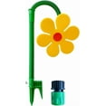 thumbnail image 3 of 2026 Crazy Daisy Sprinkler - 360° Rotating Decorative Flower Water Sprinkler for Lawn & Garden, Dancing Moving Sprinklers for Yard Watering& Pets Playing, Colorful Lawn Irrigation Decor (Yellow), 3 of 9