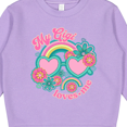 thumbnail image 3 of Inktastic My Gigi Loves Me Girls Rainbow Granddaughter Toddler Sweatshirt, 3 of 4