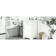 thumbnail image 2 of 20" Bathroom Vanity With Ceramic Sink - White Cabinet, Soft Closing Door, Storage Rack, Adjustable Shelf Cabinet Sink, Rack And Shelves, 2 of 7