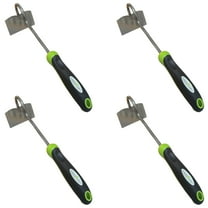 Garden Guru Hand Hoe Tiller Cultivator Tool - Stainless Steel for Ultimate Strength - Rust Resistant - Ergonomic Handle - Great for Gardening Digging Tilling Planting Cultivating Loosening (4 Pack)