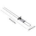 thumbnail image 3 of Oleegame 1 Pce Fourchette de Barbecue Fourchette de Barbecue en Acier Inoxydable Fourchette de Barbecue Semi-Automatique Fourchette de Barbecue d'Extérieur Portable Ustensiles Argent, 3 of 7