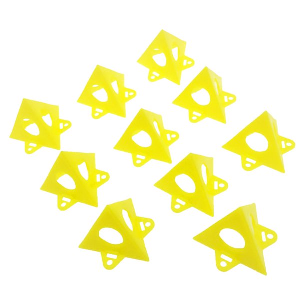Muyoka Soportes de pirámide para pintor, almohadillas de pintura triangulares, herramientas de trabajo de madera amarilla, accesorios para carpintería Muyoka Hogar