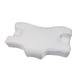 thumbnail image 2 of Almohada de espuma viscoelástica para dormir, antiarrugas, ergonómica para el cuello Blanco, 2 of 9