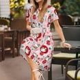 thumbnail image 7 of Sigee Sanrio Cg for Women's Short Sleeve Dress Relaxed Fit Dress with Pockets, 7 of 7