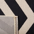thumbnail image 6 of Safavieh Courtyard Ayden Chevron Indoor/Outdoor Runner Rug, Black/Beige, 2'3" x 10', 6 of 11