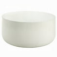 thumbnail image 4 of Utan Coffee Table, Modern Natural White Cement Frame, Round 31 Inch, 4 of 5
