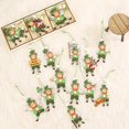 thumbnail image 4 of Decoraciones del día de San Patricio de 9 piezas, colgante de duende trébol, B Afortunado Sencillez, 4 of 5