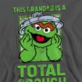 thumbnail image 2 of Sesame Street Fahter's Day Total Grouch Grandad Adult Pull-Over Hoodie, Charcoal, Small, 2 of 4
