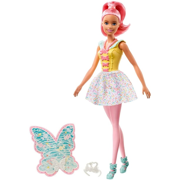 MATTEL BARBIE HADA ROSA Dreamtopia Hada Caramelo Walmart en línea