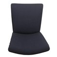 thumbnail image 4 of HomePop Chaise de Salle à Manger Classique Rembourrée avec Clous, Bleu Marine Profond (Ensemble de 2), 4 of 5