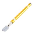 thumbnail image 1 of Cortador de vidrio profesional con rodillo antideslizante y mango de aleación de aluminio (amarillo), 1 of 2