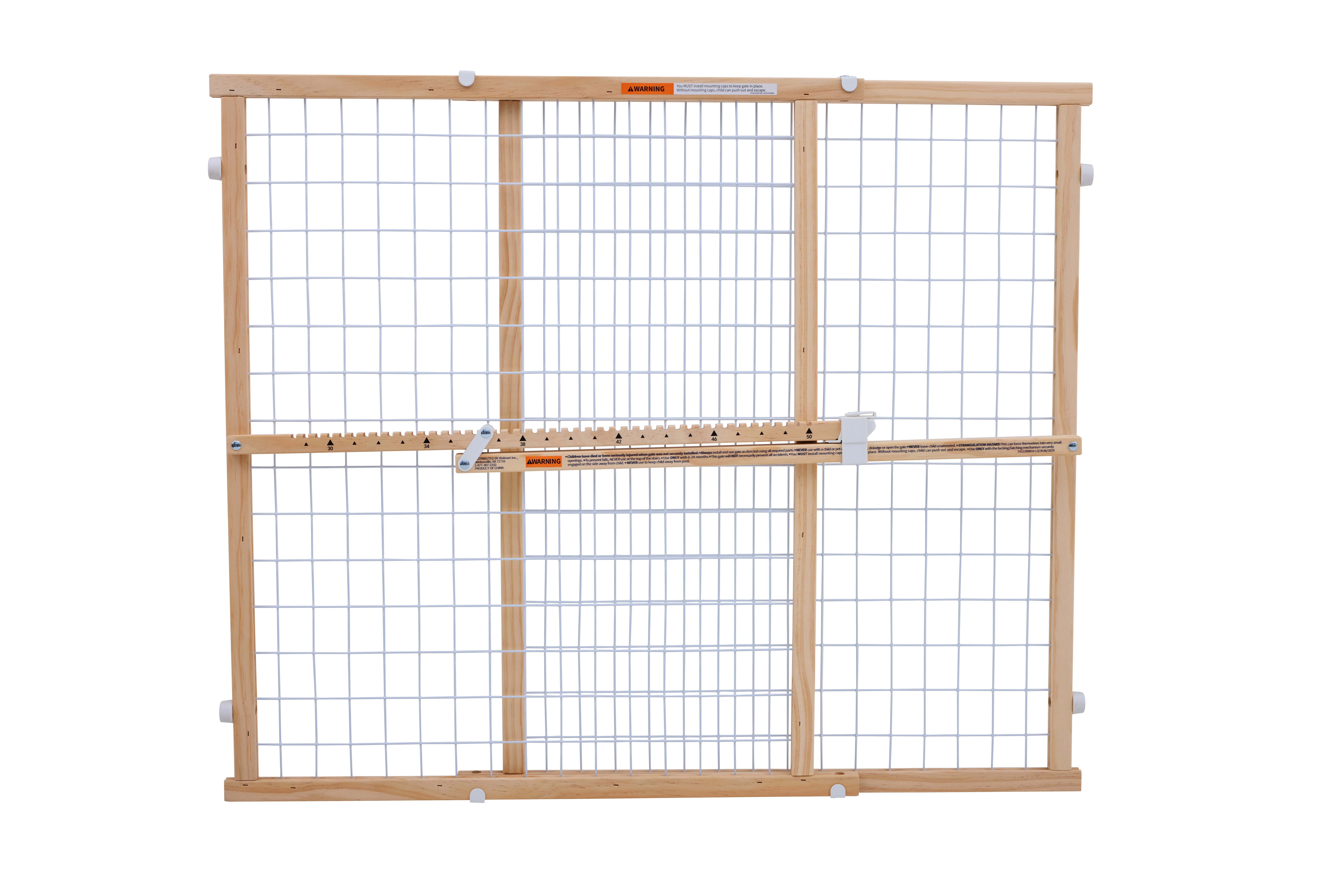 Parent's Choice Wooden Metal Tall and Wide Baby Safety Gate