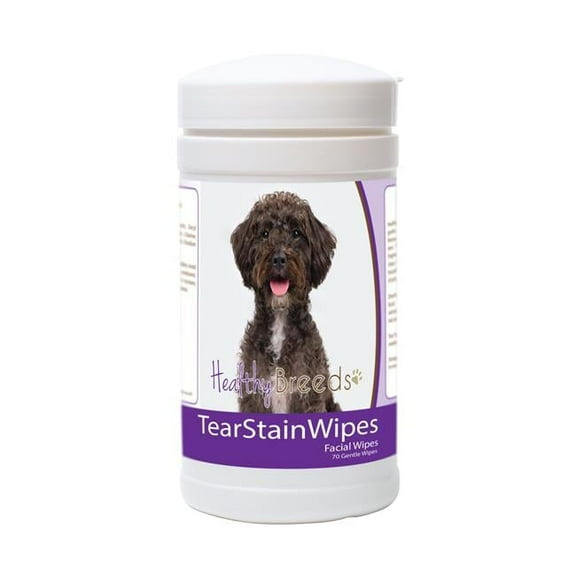Healthy Breeds 840235173700 Schnoodle Tear Stain Wipes - 70 Count