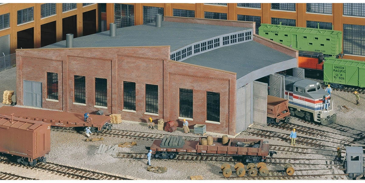 Walthers Cornerstone HO Scale Building/Structure Kit Three Stall