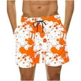 thumbnail image 2 of Jjayotai George Shorts Men Above the Knee, Men's Swim Trunks, Beach Swimming Shorts with Drawstring and Pockets, Mens Shorts, 2 of 5