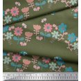 thumbnail image 3 of Soimoi Cotton Voile Fabric Floral,Tree & Owl Kids Print Fabric by Yard 42 Inch Wide, 3 of 3