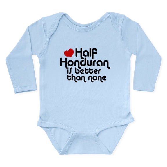 CafePress - Halfhonduran44 Body Suit - Long Sleeve Cotton Baby Bodysuit