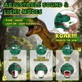 thumbnail image 4 of Linterna frontal Nitigo Dinosaur T-Rex recargable LED para niños a partir de 3 años, 4 of 9