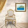 thumbnail image 3 of Prahl, Courtney 24x19 Gold Ornate Wood Framed with Double Matting Museum Art Print Titled - Coastal Harbor I, 3 of 4