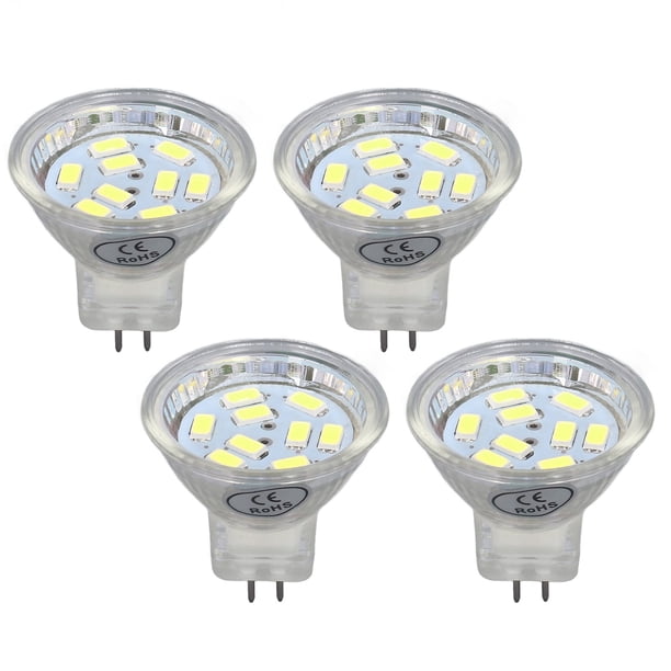 Bombilla LED MR11 4 piezas Jadeshay para foco y lámpara de paisaje color como se muestra