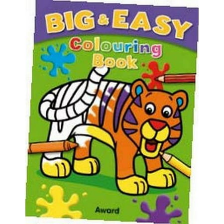 Bold Tigers - Big and Easy Coloring Book - Tiger : Big Pictures, Bold Outlines, Perfect for Children Just Start