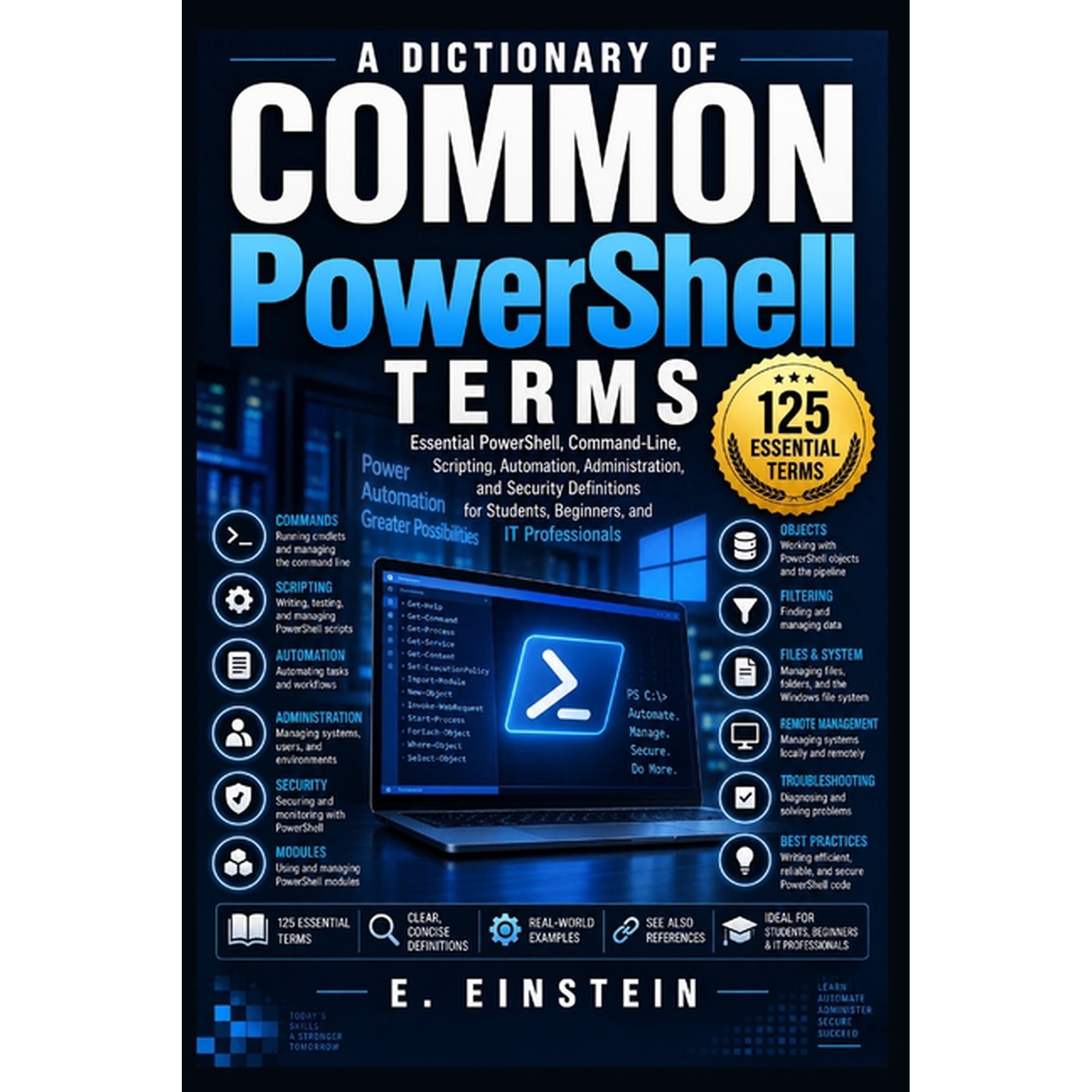 The It Terms Dictionary A Dictionary of Common PowerShell Terms: Essential PowerShell, Command-Line, Scripting, Automation, Administration, and , Book 21, (Paperback)
