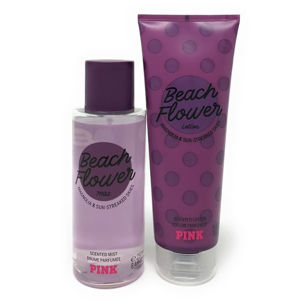 zelf twee weken doneren Victoria's Secret PINK Beach Flower Body Mist and Fragrance Lotion Set -  Walmart.com