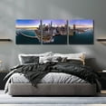 thumbnail image 6 of Epic Art 'Colorful Fall in Chicago' by Epic Portfolio, Acrylic Glass Wall Art, 3 Piece Set, 72" x 24", 6 of 8