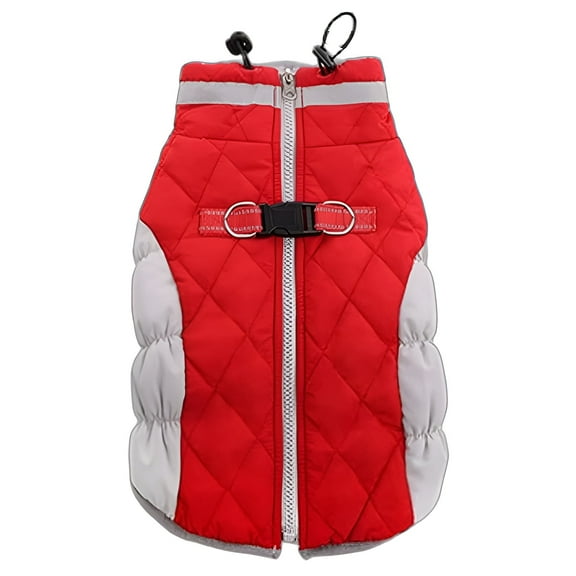 TELOLY 1Pcs Dog Winter Coat,Cloth Dog Sweater,Small Dog Sweater,Red,Xxl