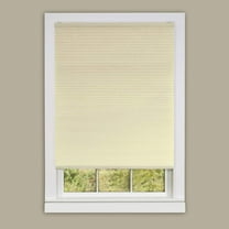 HomeStock Urban Upmarket Cordless Light Filtering Cellular Pleated Window Shades - 29"W x 64"L, Alabaster - Room Darkening Top-Down Honeycomb Pull Down Blinds for Windows and Skylights