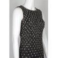 thumbnail image 3 of Aidan Mattox Crew Neck Sleeveless Zipper Back Embellished Godet Mesh Dress-BLACK / 6, 3 of 3