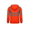 thumbnail image 5 of Grianlook Mens Zipper Sweatshirt Reflective Safe Work Hoodie Jacket Tops Fall Long Sleeve Outwear Coat with Pockets, 5 of 5