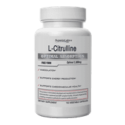 L-Citrulline  Optimal 3,000mg Dosage  150 Vegetable Capsules  Supports Vasodilation, Energy Production and Cardiovascular Health