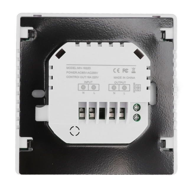 Termostato Doméstico, Termostato Inteligente De Control Dual ABS Shell AC 85V-240V Para El Hogar
