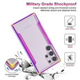thumbnail image 2 of Allytechgroup for Samsung Galaxy S25+ Plus Case, Military Grade Shockproof Clear Case with Aluminum Frame & Soft TPU Bumper, Drop-Tested Protective Cover with Camera & Screen Guard Wireless Charging, 2 of 8