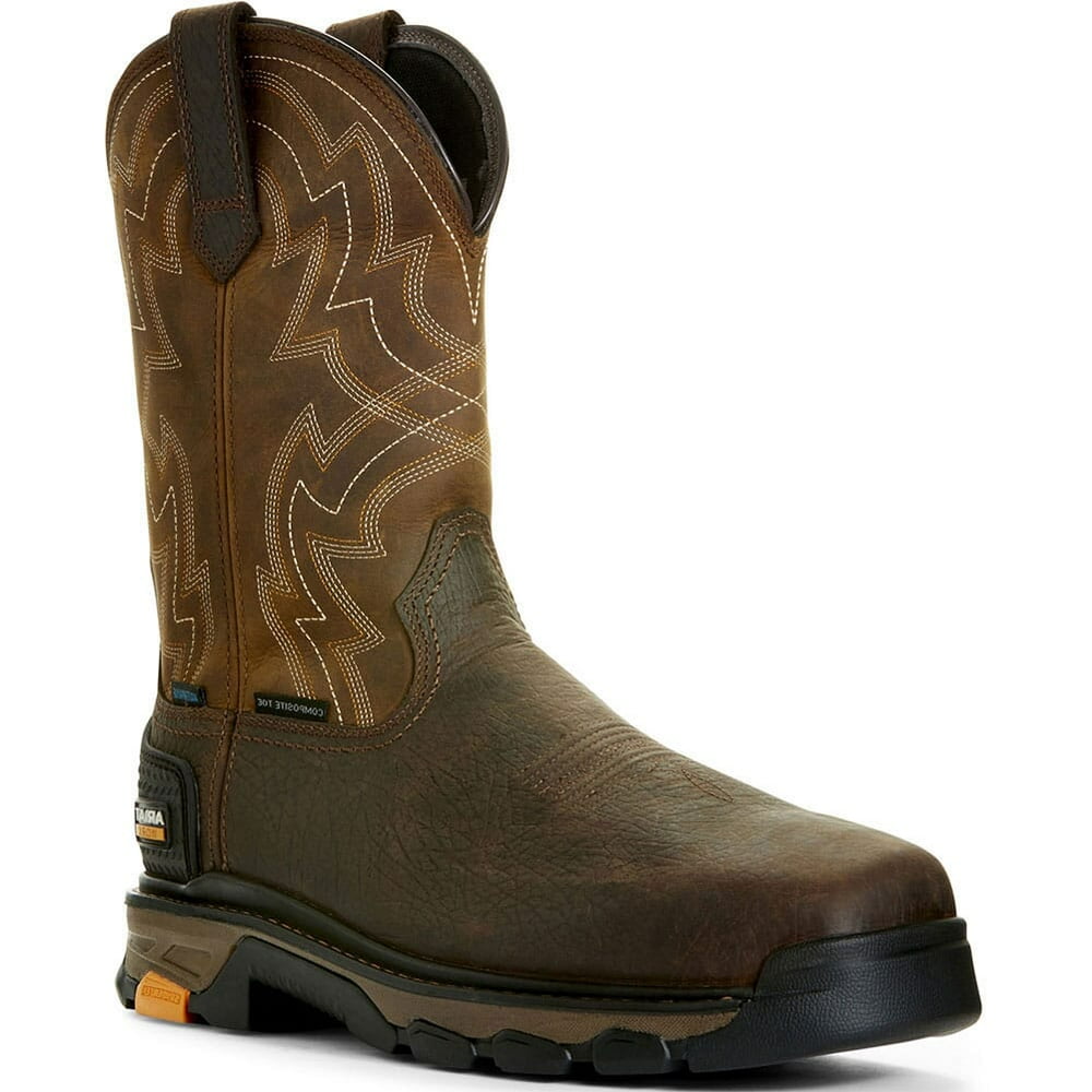 Ariat - ARIAT Men's Intrepid Force H2o Composite Toe Work Boot, Earth/Brown, Size 15.0 n