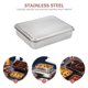 thumbnail image 5 of 1 juego de moldes antiadherentes para hornear pasteles con tapa de acero inoxidable., 5 of 6
