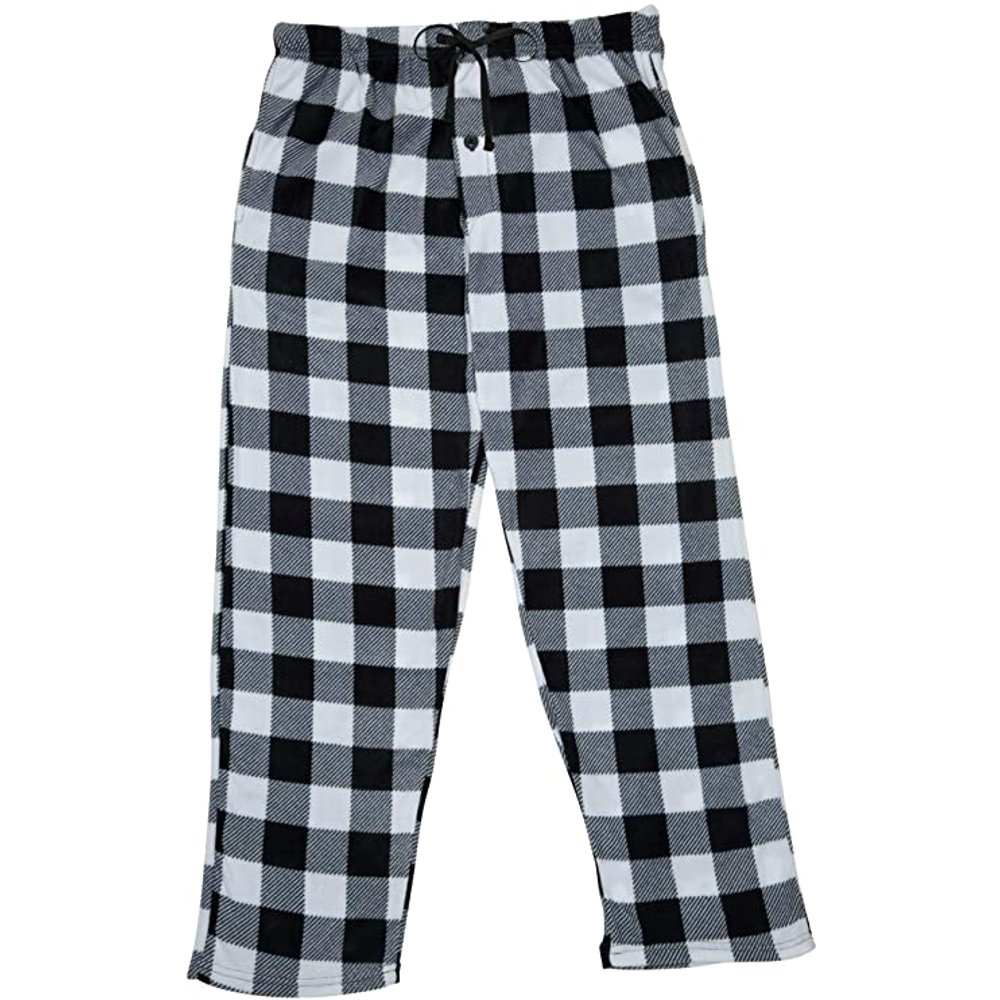 North 15 North 15 Men's Super Cozy Buffalo Plaid Micro Fleece Pajama